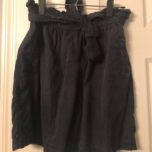Francesca’s navy skirt